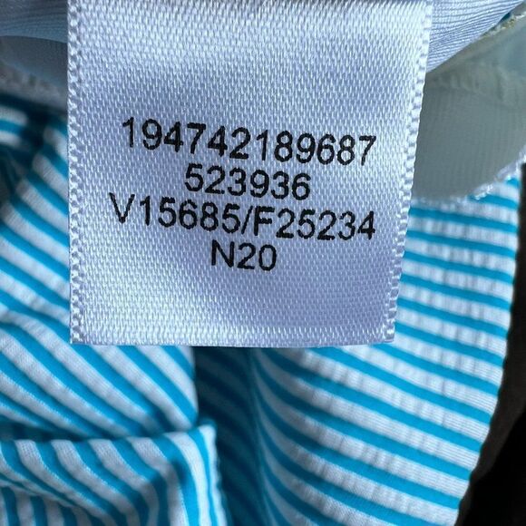 Lands' End Multi-Color Striped Tankini Size 8DD - Picture 6 of 6